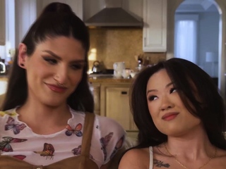 Zariah cheekily asks her if she’s ever been creampied