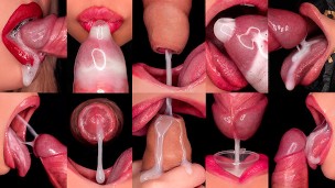 CLOSE UP: BEST MOUTH For Your CUMSHOTS! HOTTEST CUM MOUTH COMPILATION! MILKING – FORESKIN – CONDOM!