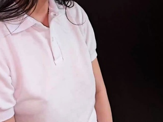 Real teacher calls colegiala to bathroom, blow then nail –