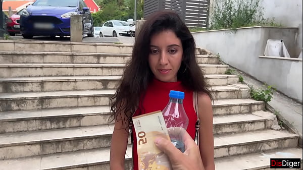 Cutie Plays Street Game and Gets Tempting Offer – Deepthroat , Rough Sex and Creampie
