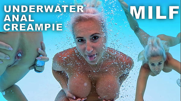 344 | MILF UNDERWATER ANAL CREAMPIE PROLAPSE