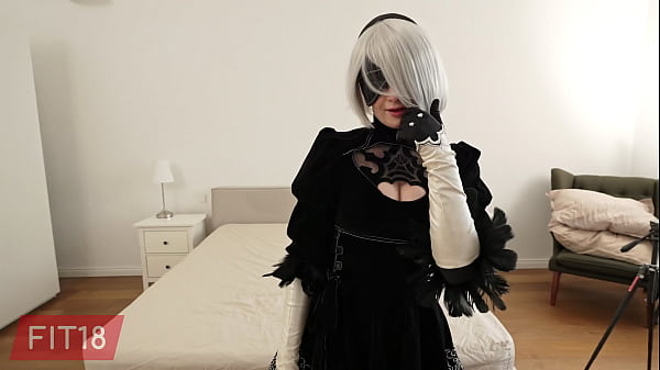 Fit18 – Halloween Cosplay Special – I Creampie Amber Kawaii As Android 2B