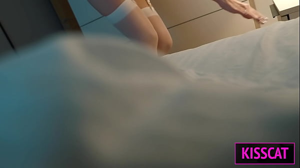 POV: Kisscat Wakes You for Playful Blowjob, Cowgirl Ride & Double Cum: Facial   Creampie!