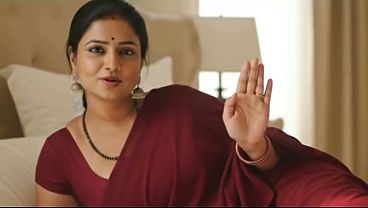 Indian desi milf stepmom Laxmi Bhabi hotel fantasy with her young boy stepson fucked hardcore with her big ass till creampie – 1